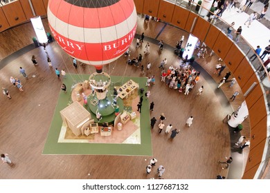 Dubai, UAE - 20 March 2018: Dubai Mall Fashion Avenue. Shopping In Dubai Mall