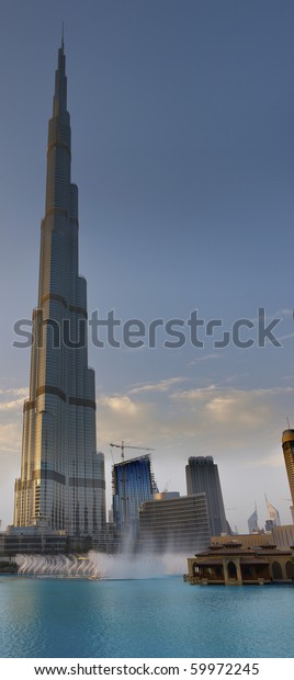 Dubai Uae April 11 Burj Khalifa Royalty Free Stock Image