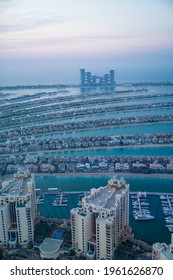 Dubai, Uae, April 20, 2021. Aerial View Of Royal Atlantis Hotel. New Luxury  Resort In Dubai. 