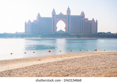 Dubai, Uae, April 25, 2021. Royal Atlantis Hotel, New Luxury Resort, Located In Palm Jumeirah. 