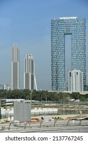 DUBAI, UAE - DEC 29: Address Beach Resort JBR In Dubai, UAE, As Seen On Dec 29, 2021. 