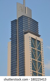 DUBAI, UAE - FEB 19: Millennium Tower On Sheikh Zayed Road In Dubai, UAE, As Seen On Feb 19, 2014. The Tower Rises 285 M (935 Ft) And Has 60 Floors.