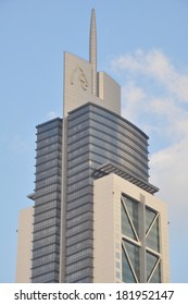 DUBAI, UAE - FEB 19: Millennium Tower On Sheikh Zayed Road In Dubai, UAE, As Seen On Feb 19, 2014. The Tower Rises 285 M (935 Ft) And Has 60 Floors.