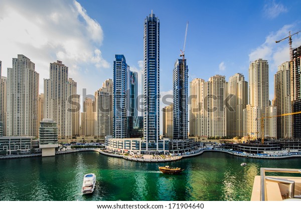 Dubai Uae January 16 2014 View Stock Photo 171904640 | Shutterstock