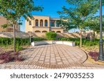 Dubai, UAE - June 12, 2024: Kids Play and Sports area of Serena Villa community in Dubai Land, Dubai Properties 