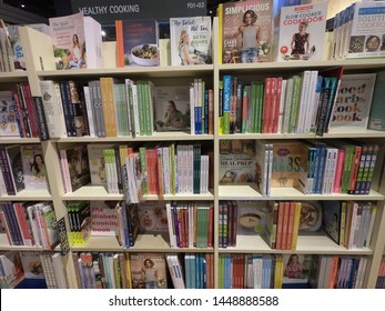 Dubai UAE May 2019 - Diet Keto Recipes Books Displayed At A Library, Book Store. Wide Variety Of Books For Sale.