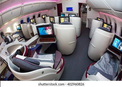Royalty Free Boeing 787 Dreamliner Business Class Stock