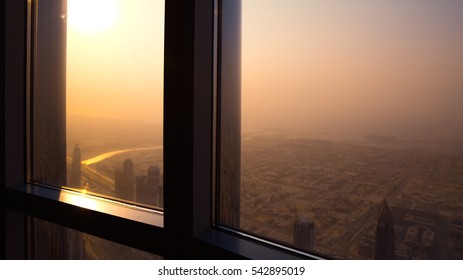 dubai hotel window view