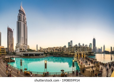 DUBAI, UNITED ARAB EMIRATES - 04 DECEMBER, 2018: The Dubai Mall is the largest mall in the world by total area, Dubai, United Arab Emirates