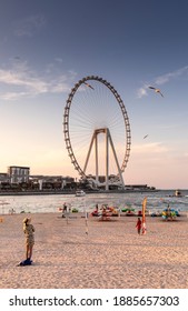 Dubai, United Arab Emirates, 20th December 2020: Dubai Eye at Dubai Waterfront, new tourist attaction