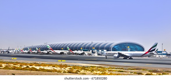 Dubai. United Arab Emirates. 6/11/2013. Terminal 3 of the Dubai International Airport was opened officially in October 2008 and was specially designated for Emirates Airlines.