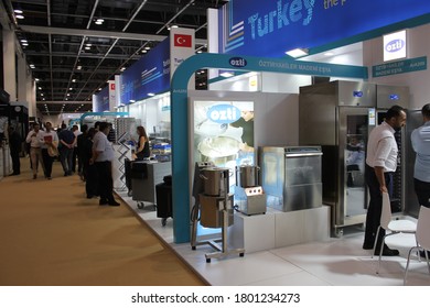 Dubai, United Arab Emirates - September 17-19, 2019: A Scene At 'Hotel Show Dubai 2019' - The Largest Hospitality Trade Exhibition In The Middle East And Africa Region.