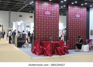 Dubai, United Arab Emirates - September 17-19, 2019: A Scene At 'Hotel Show Dubai 2019' - The Largest Hospitality Trade Exhibition In The Middle East And Africa Region.