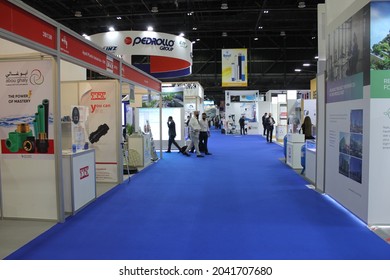 Dubai, United Arab Emirates - September 15, 2021: Scene At 'Big 5 International Construction And Building Show' Held At Dubai World Trade Centre As An In-person Trade Show During The Covid-19 Crisis.