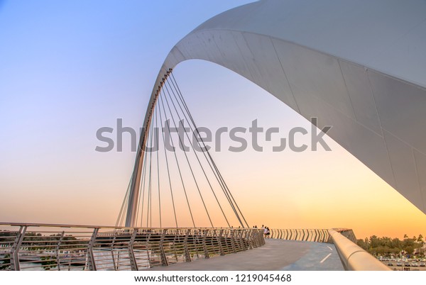 Dubai Water Canal Tolerance Bridge Amazing Stock Photo Edit Now 1219045468