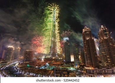 burj khalifa fireworks new year