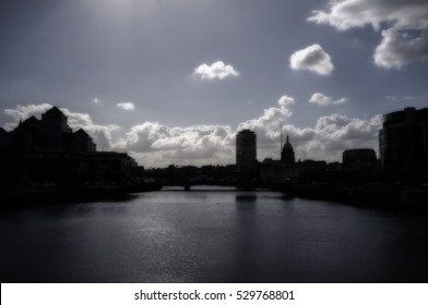 Dublin City Skyline Taken From IFSC