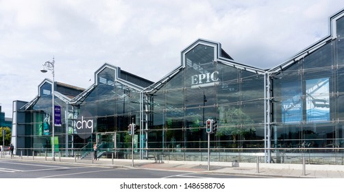 Dublin, Ireland, 23rd August 2019. The CHQ Building In Dublin's Docklands, Home To The Epic Museum, An Interactive Museum,telling The Story Of The Irish Diaspora.  