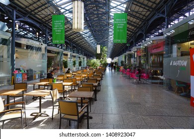 DUBLIN, IRELAND -4 MAY 2019- View Of EPIC The Irish Emigration Museum, An Interactive Museum About The History Of The Irish Diaspora Located In The Docklands In Dublin.