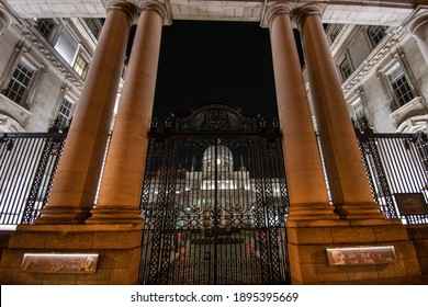 DUBLIN, IRELAND - January 16th, 2021: The Irish State Government Buildings Department Of The Taoiseach Dublin Republic Of Ireland. Leinster House, Houses Of Parliament.