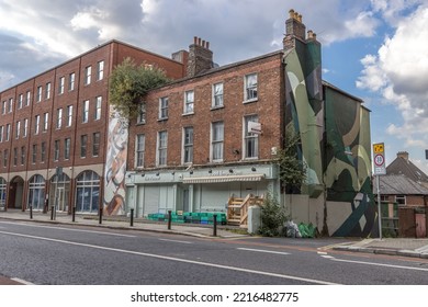 DUBLIN, IRELAND - Jun 22, 2022: A Beautiful Shot Of The Punnet Food Emporium Building In Dublin, Ireland