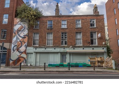 DUBLIN, IRELAND - Jun 22, 2022: A Front View Of The Punnet Food Emporium Building In Dublin, Ireland