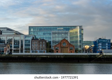 Dublin, Ireland - March 17 2021 "Hubspot office in Dublin"