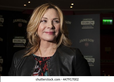 DUBLIN, IRELAND - MARCH 2015: Actress Kim Cattrall Attends The Jameson Dublin International Film Festival To Promote Her Latest Television Series, Sensitive Skin.