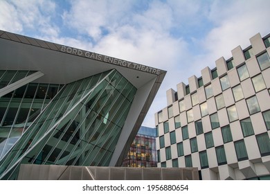 DUBLIN, IRELAND - NOVEMBER 30, 2017: The Bord Gáis Energy Theatre Is A Performing Arts Venue, Located In The Docklands Of Dublin, Ireland.