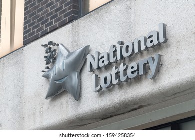 Dublin, Ireland - November 5, 2019: Logo Of Irish National Lottery.