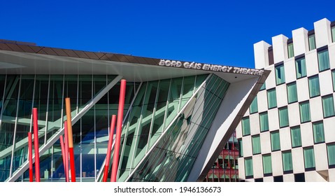 Dublin, Ireland - October, 2014: A Picture Of The Bord Gáis Energy Theatre.