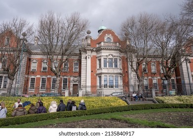 
Dublin March 2022: Liberties College Is An Educational Institution In Bull Alley Street, Dublin, Republic Of Ireland. It Offers Further Education Courses, Including Post Leaving Certificate Courses.