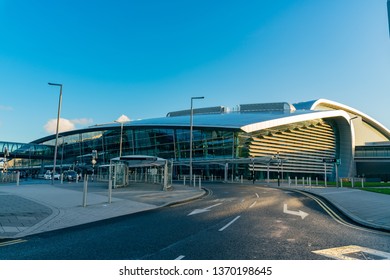 Dublin, OCT 28: Exterior View Of The Dublin Airport On OCT 28, 2018 At Dublin, Ireland