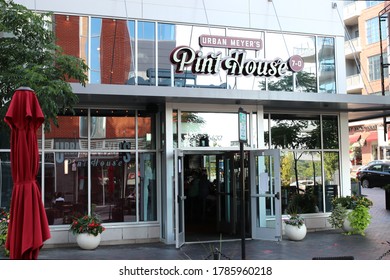 Dublin, Ohio July 26, 2020
The Pinhouse Bar And Restaurant Is The Second Owned By OSU Football Coach Urban Meyer Featuring American Cuisine, And Craft Beers.