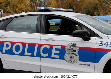 Dublin Ohio October 13, 2020
Columbus Police On High Alert As Vice President Mike Pence Motorcade Passes By.