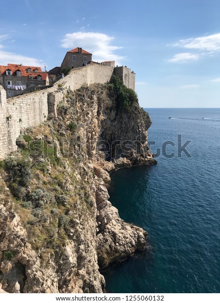 Dubrovnik Croatien Altstadt Summer Fun Stock Photo Edit Now 1255060132