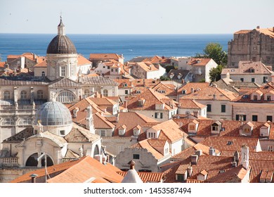 Dubrovnik, Lokrum Island And The Sea.