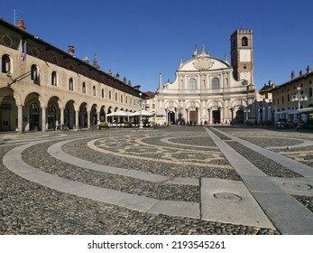  Ducal Square From Vigevano, Province Of Pavia, Lombardy, Italy