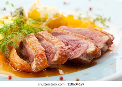 Duck Breast With Orange And Potato