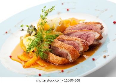 Duck Breast With Orange And Potato