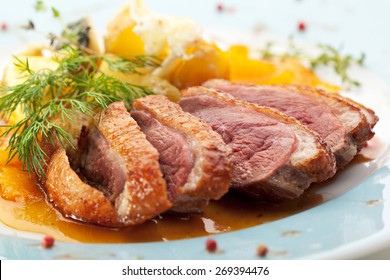 Duck Breast With Orange And Potato