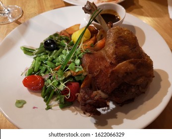 Duck Confit With Fresh Salad