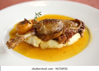 Duck Confit , Roasted Duck Leg