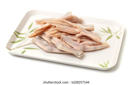 Duck Feet On White Background