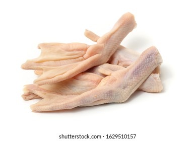 Duck Feet On White Background