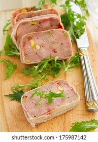 Duck Terrine With Pistachios And Cherries.