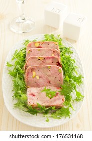 Duck Terrine With Pistachios And Cherries.