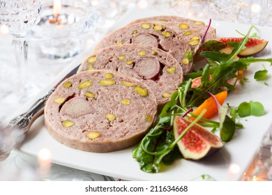 Duck Terrine With Pistachios For Christmas Dinner