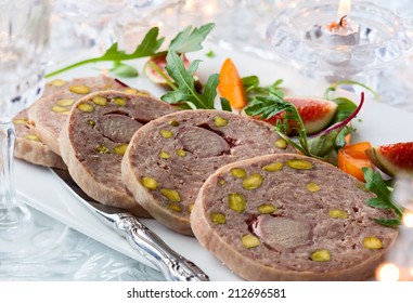 Duck Terrine With Pistachios For Christmas Dinner