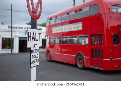 Dudley, West Midlands-united Kingdom July 16 2016 Vintage Midland Red Double Decker Bus